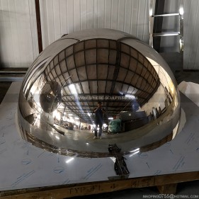 1400mm polished mirror large stainless steel hollow hemisphere