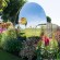 Modern Garden Landscape Stainless Steel Mirror Eye Sculpture