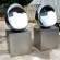 Egg Shape Modern Art Stainless Steel Decorative Sculpture