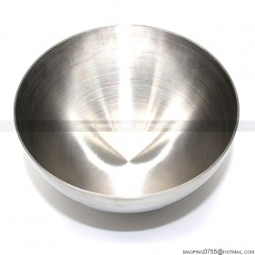 Stainless steel hemisphere brushed