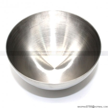Stainless steel hemisphere brushed Stainless steel hemisphere brushed