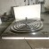Stainless steel water wave sculpture Spray sculpture