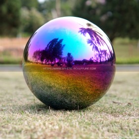 80mm 100mm 200mm Stainless steel Electroplating colored Hollow ball  80mm 100mm 200mm Stainless steel Electroplating colored Hollow ball