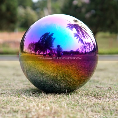 80mm 100mm 200mm Stainless steel Electroplating colored Hollow ball 80mm 100mm 200mm Stainless steel Electroplating colored Hollow ball
