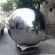 Large stainless steel hollow metal sphere