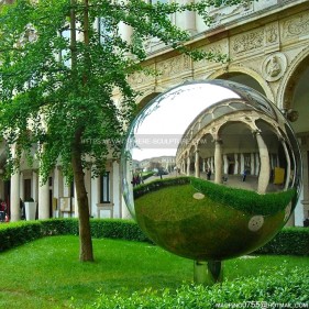 40 inch Large Stainless Steel Hollow Mirror sphere 40 inch Large Stainless Steel Hollow Mirror sphere