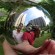 polished mirror stainless steel hollow sphere staring ball