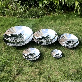 300mm 200mm 100mm stainless steel mirror polished concave disc 300mm 200mm 100mm stainless steel mirror polished concave disc