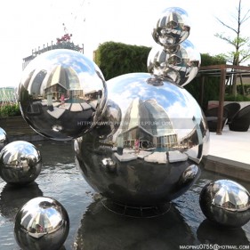 Outdoor Art Decorate Large Stainless Steel Sphere Sculpture