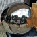mirror polished large stainless steel hollow sphere