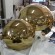 Stainless steel golden sphere electroplated steel ball