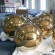 Stainless steel golden sphere electroplated steel ball