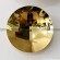 Modern Golden Stainless Steel Mirror Concave Sculpture