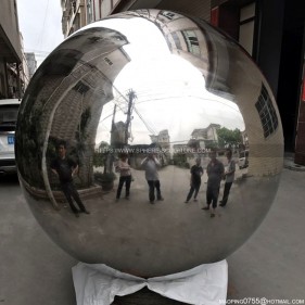 1900mm outdoor decorative metal steel sphere staring ball