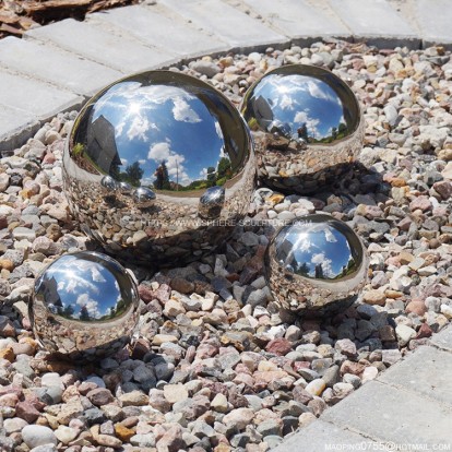100mm 150mm 300mm garden decoration metal mirror observation ball gaze ball