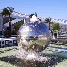 Garden Decoration Large Stainless Steel Sphere water features