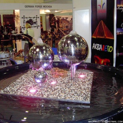 Stainless Steel Sphere water features Stainless Steel Sphere water features