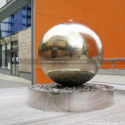 Outdoor decoration 800mm stainless steel fountain sphere Outdoor decoration 800mm stainless steel fountain sphere