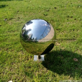 stainless steel mirror sphere gazing balls garden