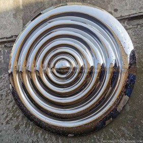 Metal mirror Water ripple Sculpture