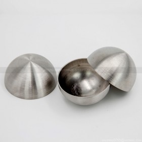 stamped Metal brush hemisphere stamped Metal brush hemisphere