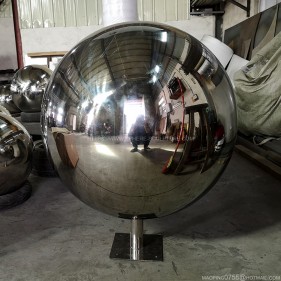 600mm stainless steel sphere fountain water feature