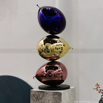 Metal Mirror Color Balloon Sculpture Metal Mirror Color Balloon Sculpture