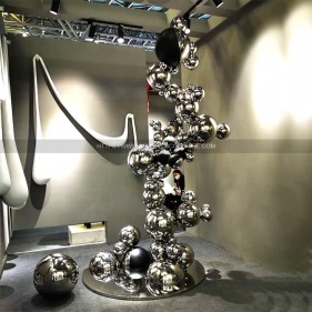 Modern indoor public art Irregular group Ball Sculpture  Modern indoor public art Irregular group Ball Sculpture