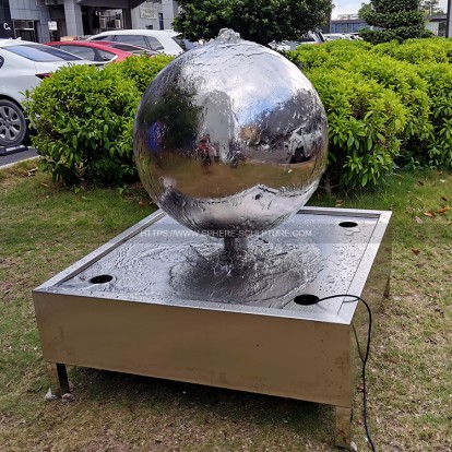 Stainless Steel Spheres Water Features for Your Garden Decoration Stainless Steel Spheres Water Features for Your Garden Decoration