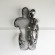 Metal Art Love Stainless Steel Modern Human Body Wall Sculpture
