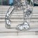 metal Animal leopard sculpture