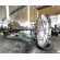 Mirror polished large stainless steel water drop sculpture