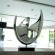 Mirror polished abstract stainless steel sculpture
