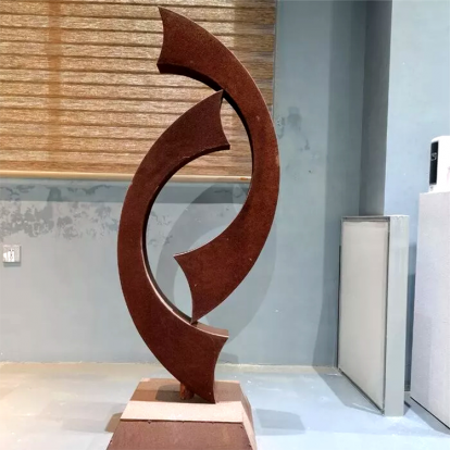 Abstract Metal Decorative get rusty Corten Steel Sculpture Abstract Metal Decorative get rusty Corten Steel Sculpture