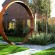 Custom Corten Steel metal Abstract Sculpture outdoor park decor Rusty Spiral Design sculpture