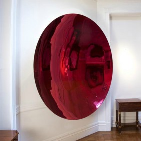 Modern Mirror Polish Stainless Steel Wall Concave Sculpture Metal Home Decor Modern Mirror Polish Stainless Steel Wall Concave Sculpture Metal Home Decor