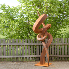 Custom Corten Steel metal Abstract Sculpture  Custom Corten Steel metal Abstract Sculpture