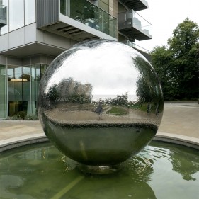 large chrome balls for garden stainless steel sphere water feature large chrome balls for garden stainless steel sphere water feature