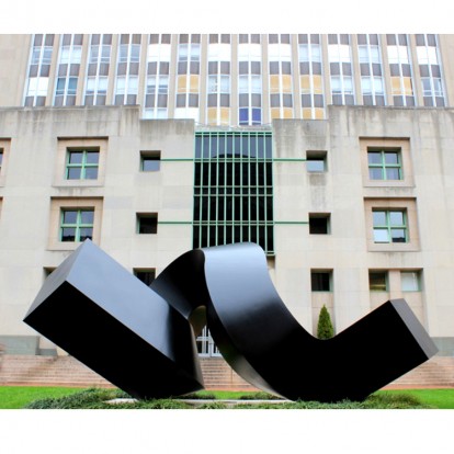 Modern Outdoor Decoration Stainless Steel Twist Sculpture Modern Outdoor Decoration Stainless Steel Twist Sculpture