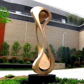 Outdoor Large Sculptures Metal Sculptures Art Stainless Steel Modern Abstract Sculpture
