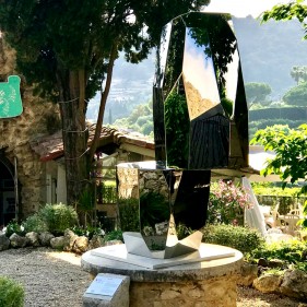 Outdoor Garden Decoration Polished Stainless Steel stone block Geometry Sculpture for Sale  Outdoor Garden Decoration Polished Stainless Steel stone block Geometry Sculpture for Sale