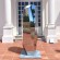 Outdoor metal polished mirror stainless steel stone sculpture