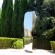 Outdoor metal polished mirror stainless steel stone sculpture