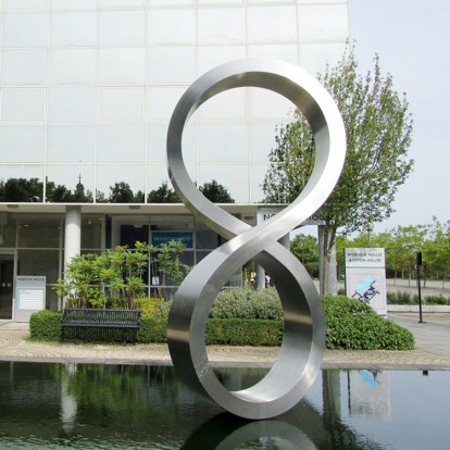 Large Outdoor Modern Abstract Stainless Steel Sculpture Large Outdoor Modern Abstract Stainless Steel Sculpture