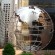 modern 3m metal world tainless steel globe art sculpture