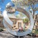 Outdoor Garden Decoration Abstract Stainless Steel Sculpture