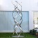 Customized modern abstract curve stainless steel sculpture