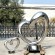 Mirror polished stainless steel heart sculpture