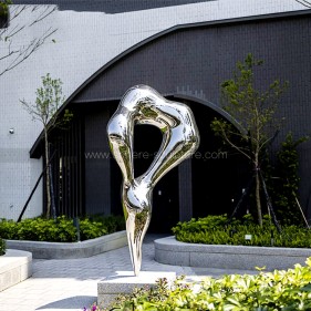 Garden Art Decoration Modern Geometry Stainless Steel Sculpture Garden Art Decoration Modern Geometry Stainless Steel Sculpture
