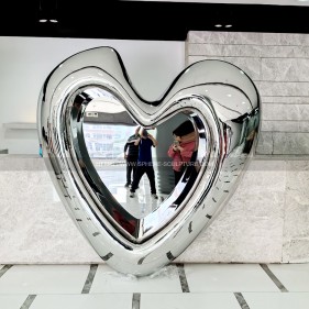 abstract mirror modern metal sculpture for wall decoration  abstract mirror modern metal sculpture for wall decoration